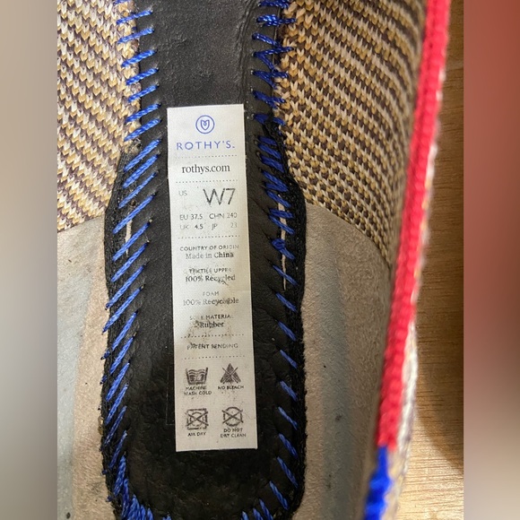 Rothy's Loafer Retired Mocha Spot Animal Leopard
Print Round Toe Flat Loafers - Picture 10 of 12